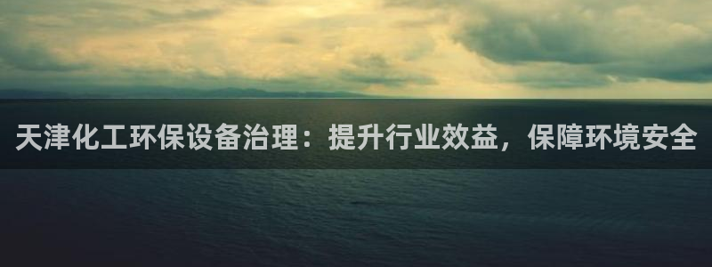 亿万先生网页在线客服：天津化工环保设备治理：提升行业效益，保障环境安全