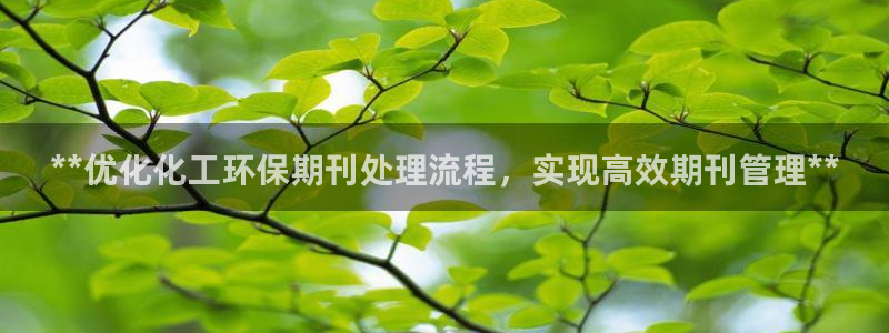 亿万国际游戏官网手机版：**优化化工环保期刊处理流程，实现高效期刊管理**