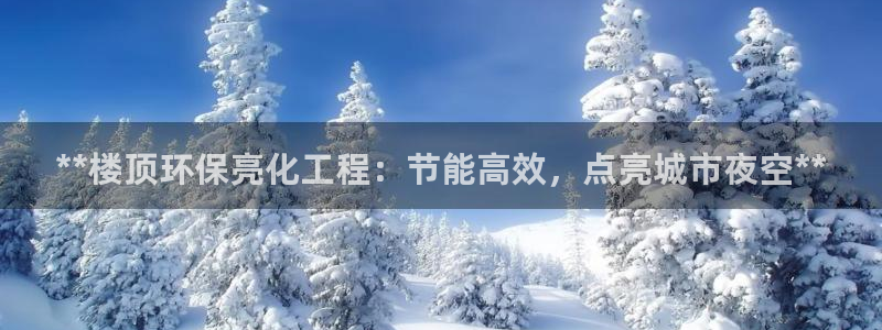 亿万 在线：**楼顶环保亮化工程：节能高效，点亮城市夜空**