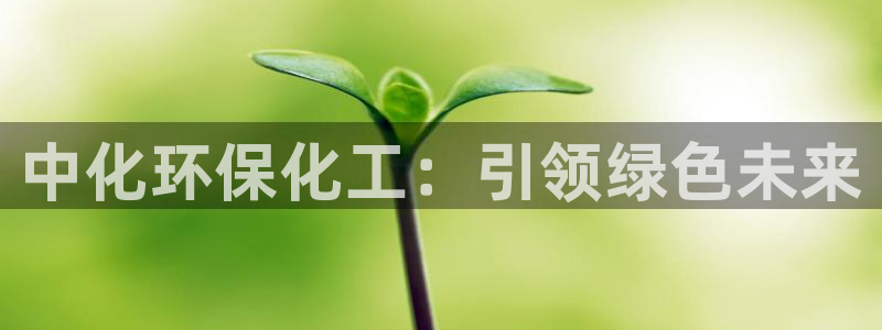 亿万先生app：中化环保化工：引领绿色未来