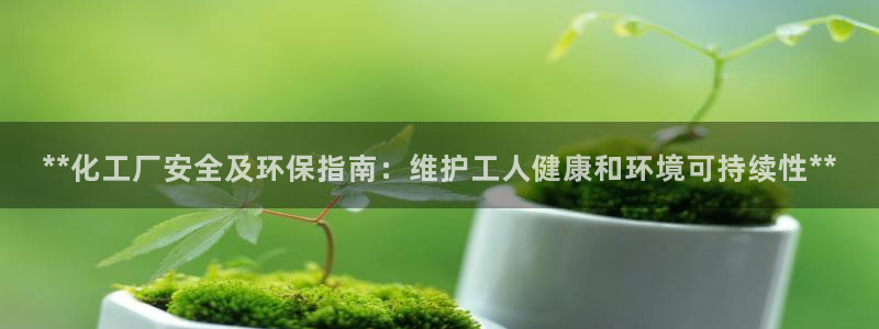 亿万app：**化工厂安全及环保指南：维护工人健康和环境可持续性**