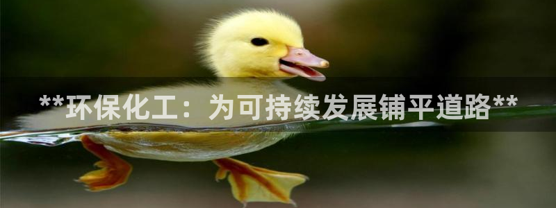 亿万先生现在的网址谁知道是真的：**环保化工：为可持续发展铺平道路**