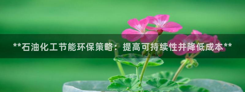 亿万个世界 科幻简介：**石油化工节能环保策略：提高可持续性并降低成本**