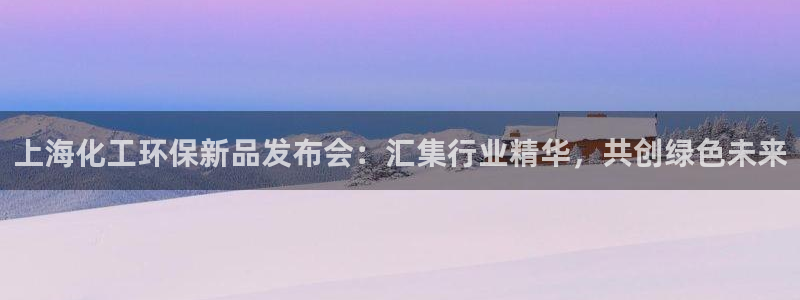 mr07亿万先生：上海化工环保新品发布会：汇集行业精华，共创绿色未来