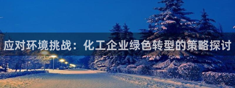 亿万先生mr008：应对环境挑战：化工企业绿色转型的策略探讨
