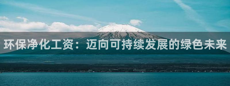 亿万先生客服联系方式查询：环保净化工资：迈向可持续发展的绿色未来