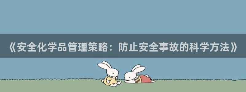亿万堂官网：《安全化学品管理策略：防止安全事故的科学方法》