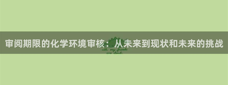 亿万先生客服联系：审阅期限的化学环境审核：从未来到现状和未来的挑战