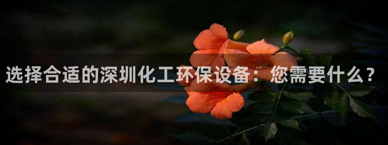 亿万百度百科官网：选择合适的深圳化工环保设备：您需要什么？