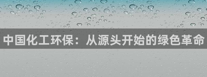 亿万先生现在的网址谁知道是真的：中国化工环保：从源头开始的绿色革命