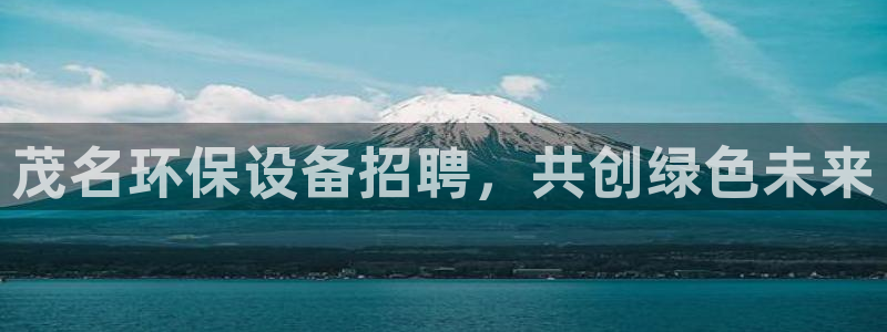 亿万同人字幕组的个人主页：茂名环保设备招聘，共创绿色未来